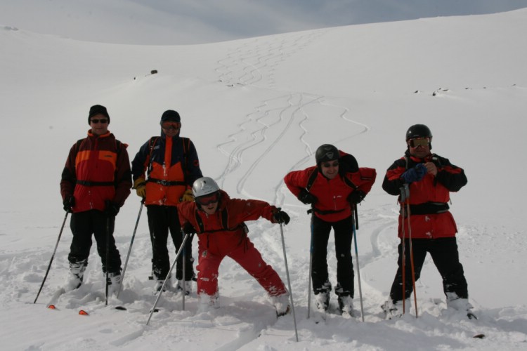 Heliski Riksgränsen 27 april 2009. Foto: Andreas Bengtsson 